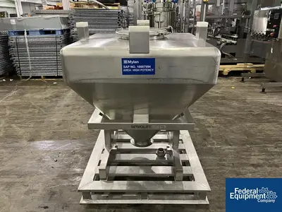 USED Servolift 500 Liter Servolift Bin, S/S
