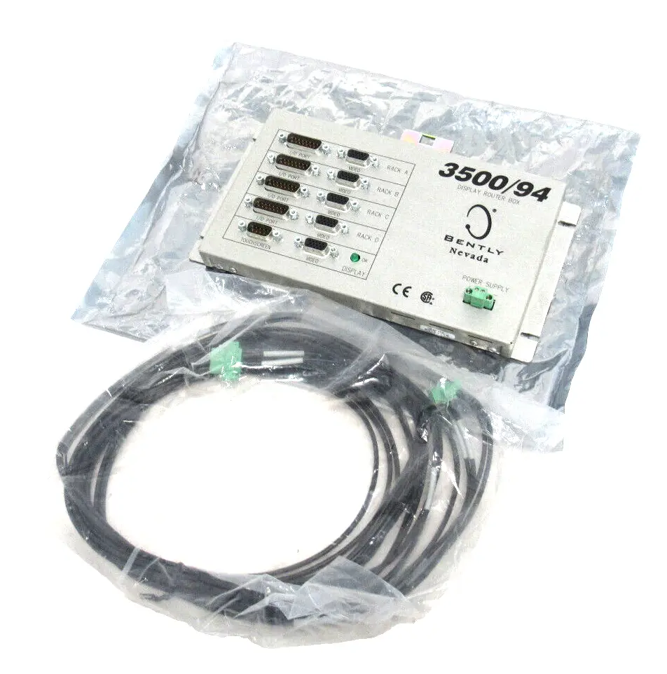NEW BENTLY NEVADA 3500/94 DISPLAY ROUTER BOX 146377-01