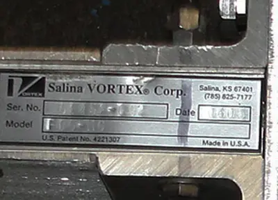 USED SALINA VORTEX CORP F06-110