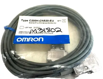 NEW OMRON C200H-CN520-EU CABLE ASSEMBLY 8-SERIES C200HCN520EU