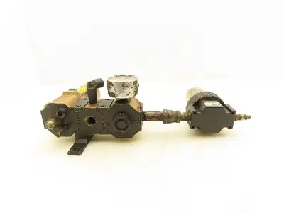 Parker CKD 06F11BC Pneumatic Compressed Air Filter Regulator Lubricator Assembly