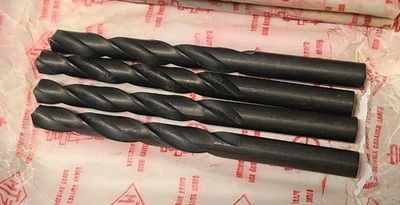 Lot of 12 ETM Twist Drill 11.1 mm HSS High Speed Steel Made in Israel