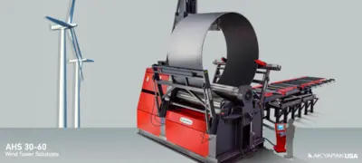 USED AKYAPAK 4 ROLL PLATE ROLLS