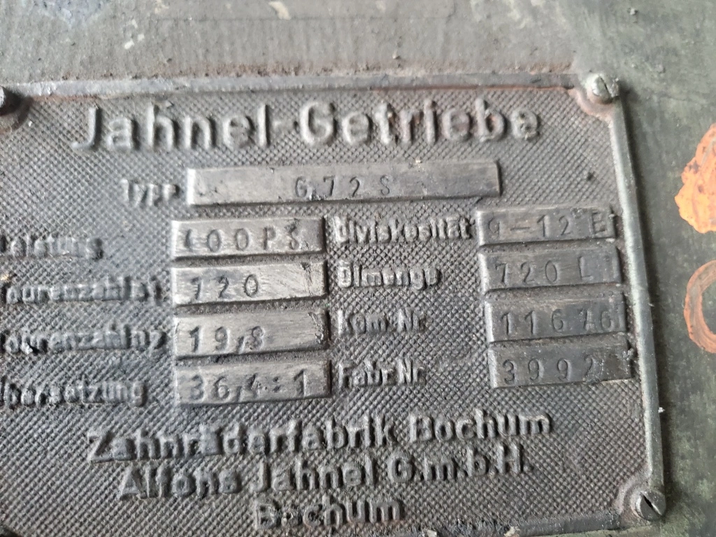 Jahnel-Getriebe 720 Mill Gearbox