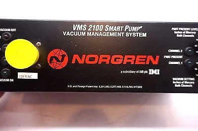 NEW NORGREN VMS-2100 SMART PUMP 120 VAC VMS120