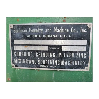 USED STEDMAN FOUNDRY AND MACHINE CO. A44