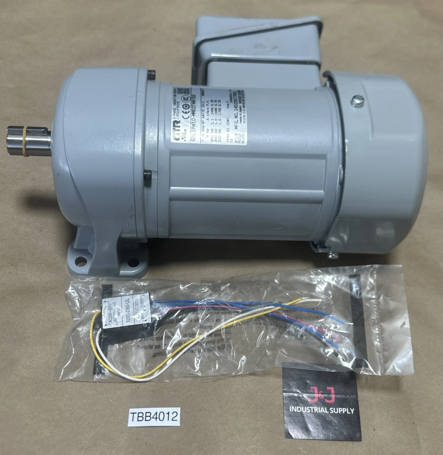 NEW Nissei Corp G3L18N10-MM02TNNTB2