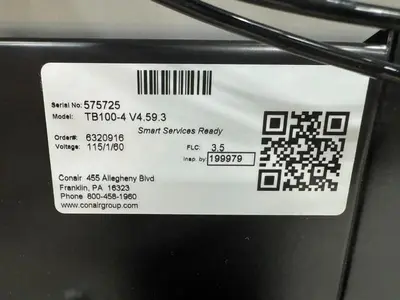 New | in-Stock 2026 CONAIR TB100-4 Agitators, Blenders, Mixers Massachusetts US | Absolute Machinery #1466024