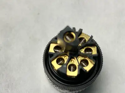 USED TURCK FIELD WIREABLE CONNECTOR FEMALE M12 8-PIN U0885-26
