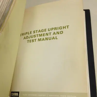 USED CLARK EQUIPMENT SCR MANUALS
