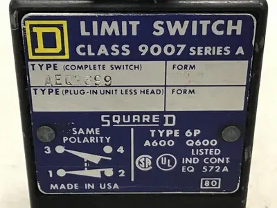 USED SQUARE D 9007-AEQ2699
