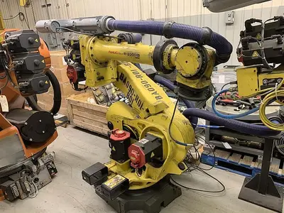 Used 2011 FANUC R2000IB/165F 6 AXIS CNC ROBOT WITH R30IA CONTROLLER Robots | Harbor Machinery Inc. #1283317
