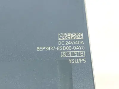USED SIEMENS STABALIZED POWER SUPPLY 24 V/40 A SITOP PSU8200