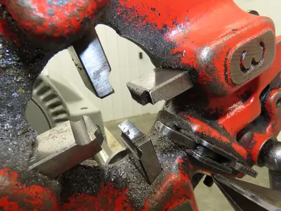 Ridgid 535 Pipe Bolt Threader Machine Stand 120VAC 15A Universal 811A Die 1/8-2"