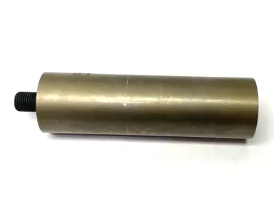 USED BRANSON ULTRASONIC HORN SILVER BOOSTER 1-1/2” DIAMETER, SOLID