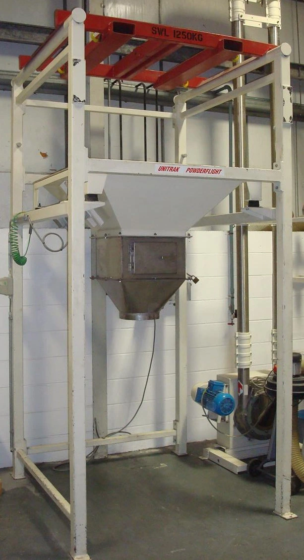 1,000L Big Bag Fork lift Truck Discharge Station