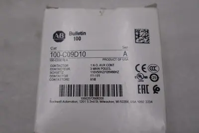 Allen Bradley 100-C09D10 Contactor NEW IN Box 100C09D10 STOCK H233A