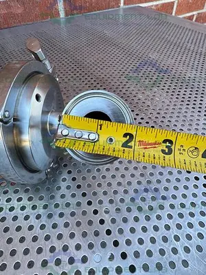 USED SARTORIUS HU12U7TX54SOS STAINLESS STEEL FILTER HOUSING 150 PSIG