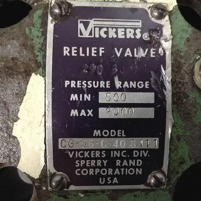 USED VICKERS CG06C40S111