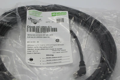 New | in-Stock Murr Elektronik CD08-0C-050-C1 Cable & Wire California US | Davliegogo LLC #1706314