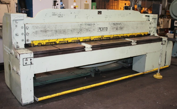 Used 1964 Pexto 10U-10A Power Squaring Shears (Gauge) New Jersey US | Machinery Values #302261