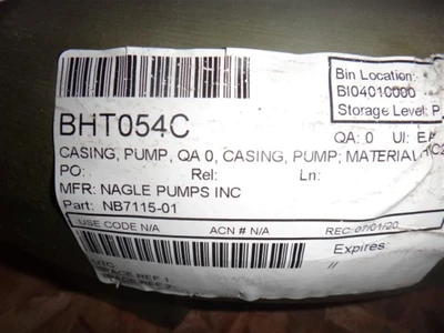 Nagle Pump Casing