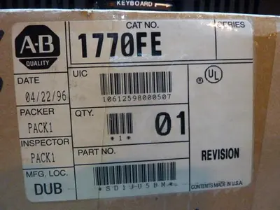 New | in-Stock ALLEN BRADLEY 1770-FE SER A Interface Monitors Michigan US | Ideal Machinery #1182087