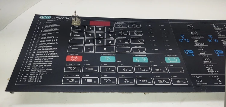 Used Boy H8R1 Mipronic Injection Molding Parts Kentucky US | Edwards Industrial Repair #974151