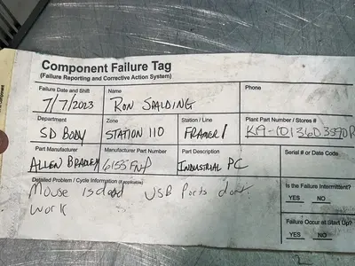 Used ALLENBRADLEY 6155FNPWEDCX Automation Control (HMI) Ohio US | HGR 24 #1326199