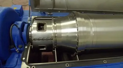 Flottweg Z4D-4/404 sanitary decanter centrifuge, 316SS.