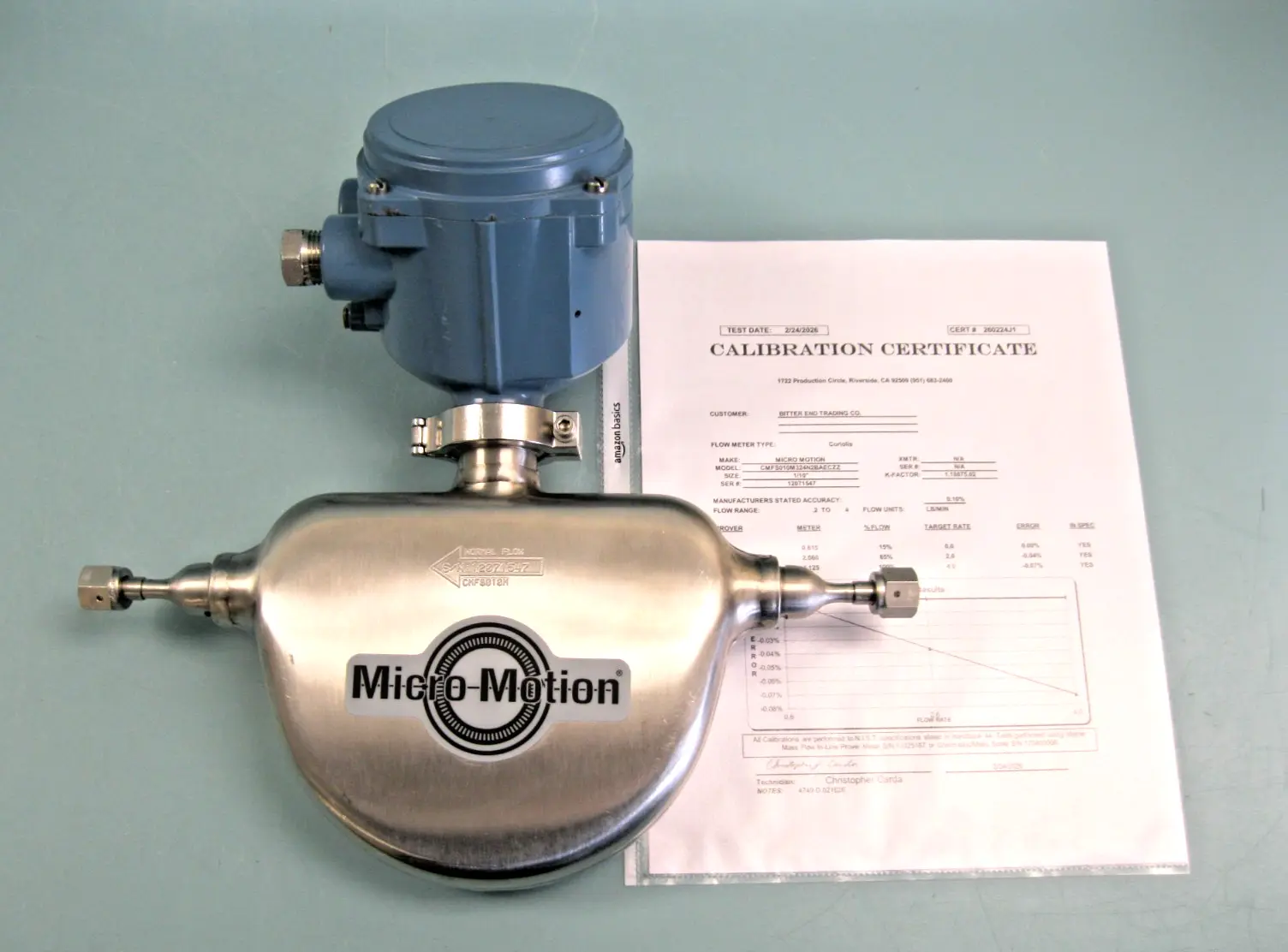 USED Micro Motion CMFS010 M324N2BAECZZ