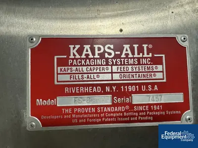 USED Kaps All Kaps-All Cap Elevator, Model FS-B