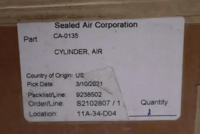 SMC NCGCA50-0800 AIR CYLINDER 145 PSI #4211