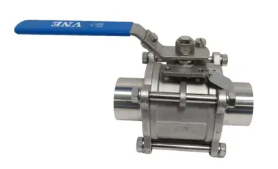 NEW VNE CORPORATION 174HJ STAINLESS STEEL BALL VALVE 3" 316