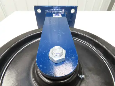 RWM 75 Series Rigid Caster Wheel 12"x 3" Height 15-1/2"-Top of Plate Lot of 2