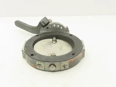 Patterson Kelley 6" Butterfly Valve 316SS Stainless Solids Flow 4-Bolt Wafer