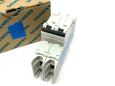 USED SIEMENS CIRCUIT BREAKER, 2-POLE, C-TRIP, 10KA