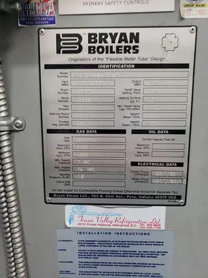USED 2013 BRYAN STEAM, LLC CLM210-S-150-FDG