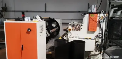 PET Sheet Extrusion Line – 48” Wide, 2,000 lbs/hr, OMV D140 Extruder, (Used)