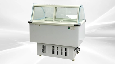 171-0335 12 Pan Full Service Self Contained Ice Cream Gelato Freezer