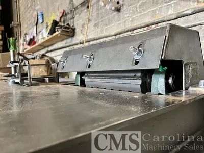 USED CUSTOM BUILT SINGLE HEAD PALLET NOTCHER