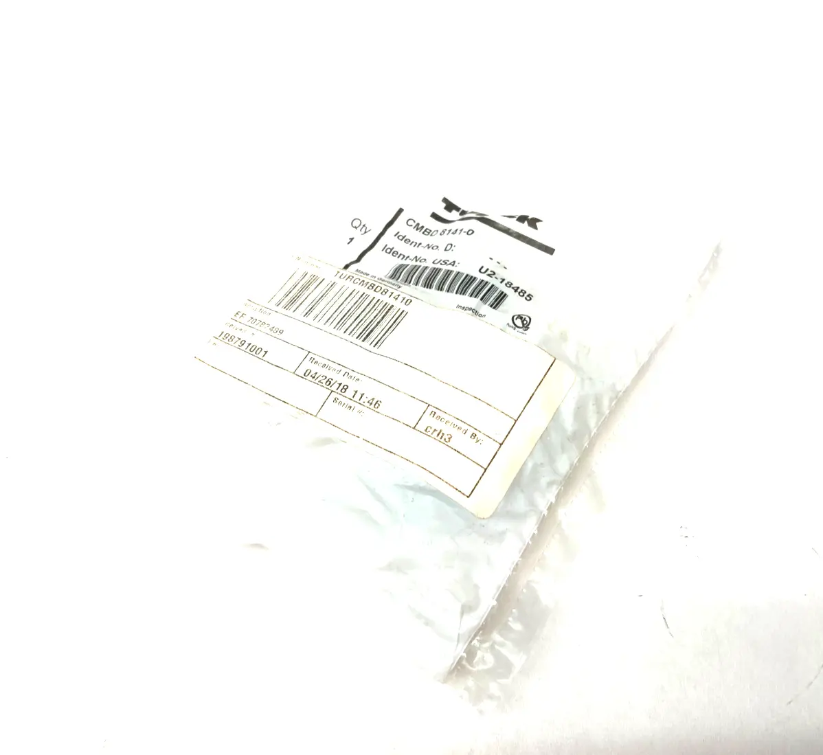 NEW TURCK ETHERNET FIELD WIREABLE M12 5-PIN CONNECTOR