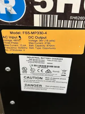 Used VFORCE FS5-MP330-4 Battery Chargers Ohio US | Surplus Asset Holdings #1436906