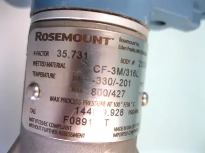 NEW Rosemount 8800 DF020 SA6E1D1E5M5