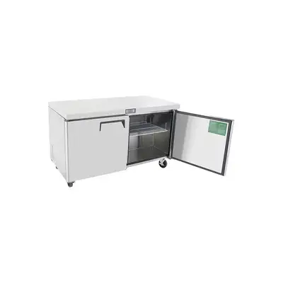 New | in-Stock Atosa New Atosa MGF8407GR 60'' (2) Door Undercounter Freezer Undercounter Freezers Illinois US | Falcon Restaurant Supply #1375447