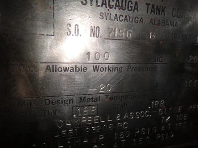 150 Gallon Stainless Steel Canisters