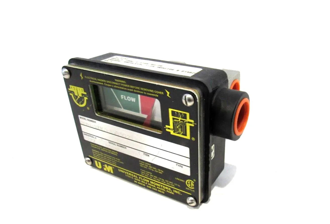 NEW UNIVERSAL FLOW MONITORS 09GM-6-100V.9-A1WR-RG-2D FLOW METER