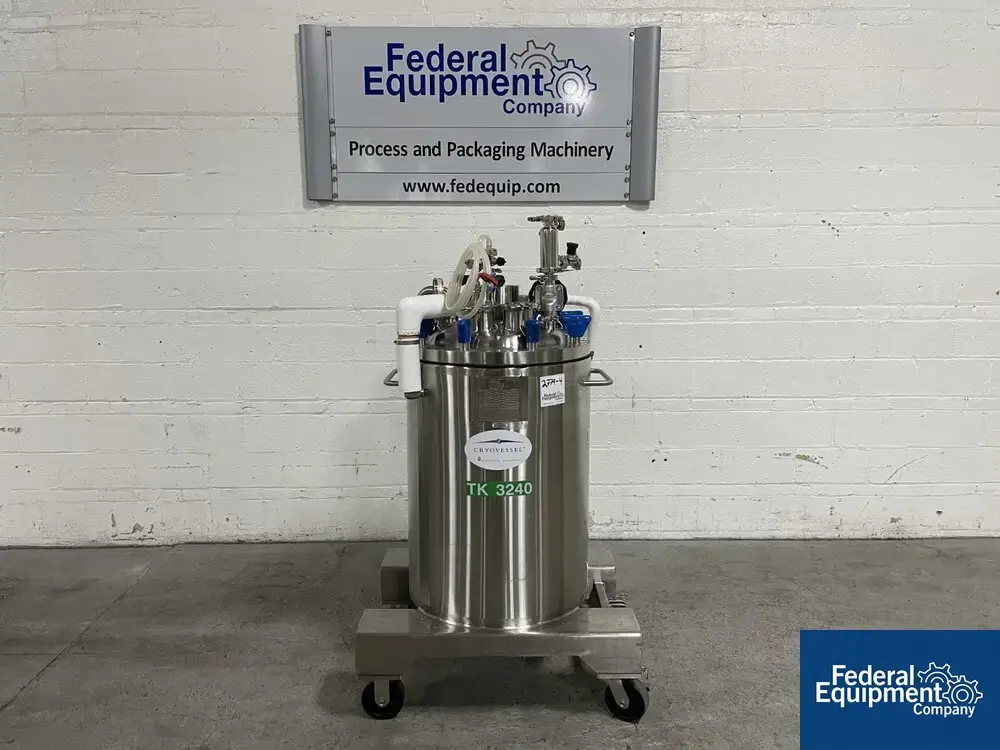 USED Precision 125 Liter Integrated Biosystems Cryovessel, 316L S/S, 50/65#