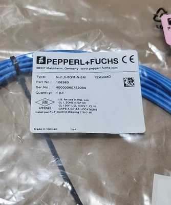 NEW Pepperl + Fuchs 106363