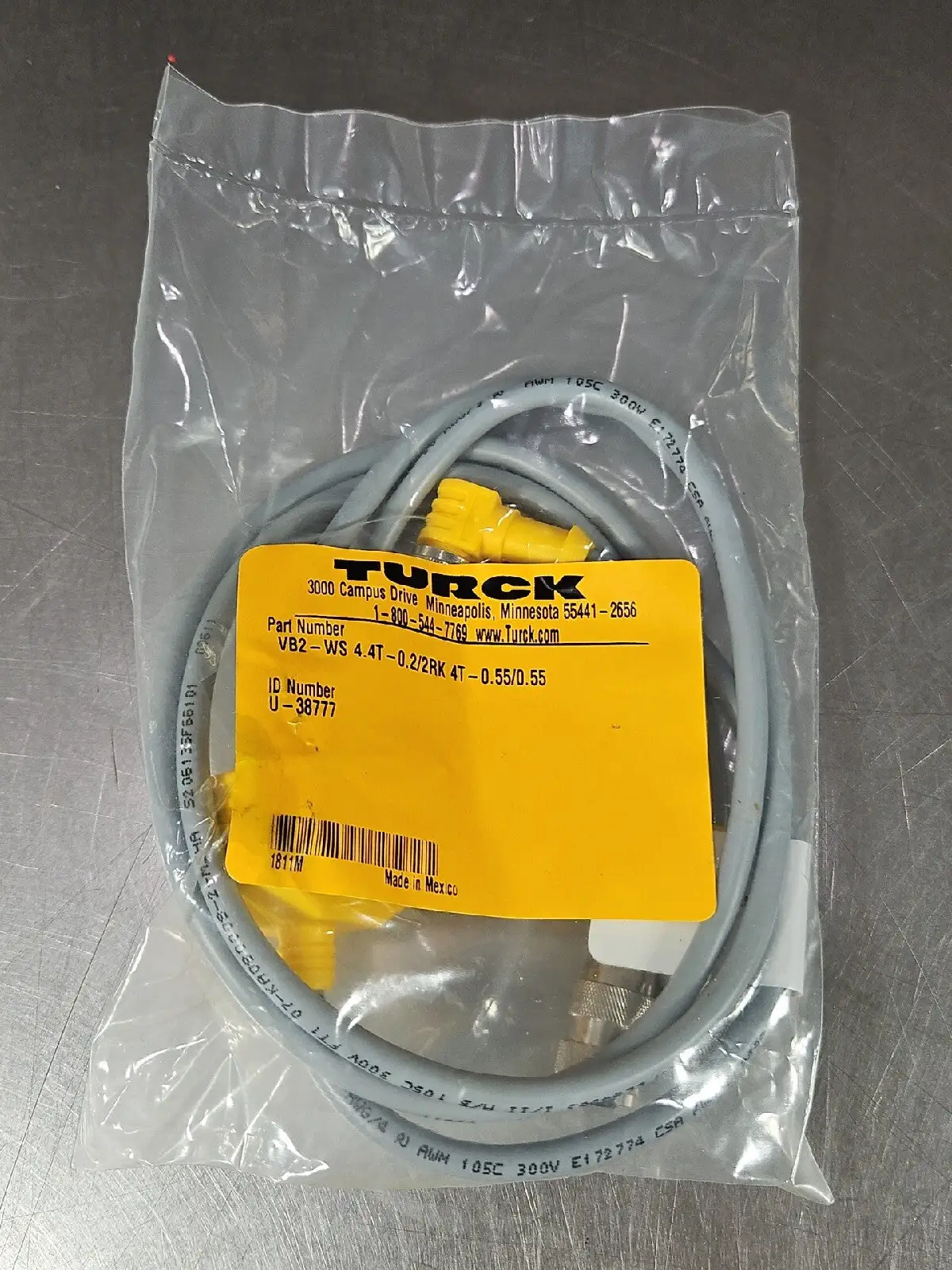 USED TURCK VB2-WS 4.4T-0.2/2RK 4T - 0.55/0.55.